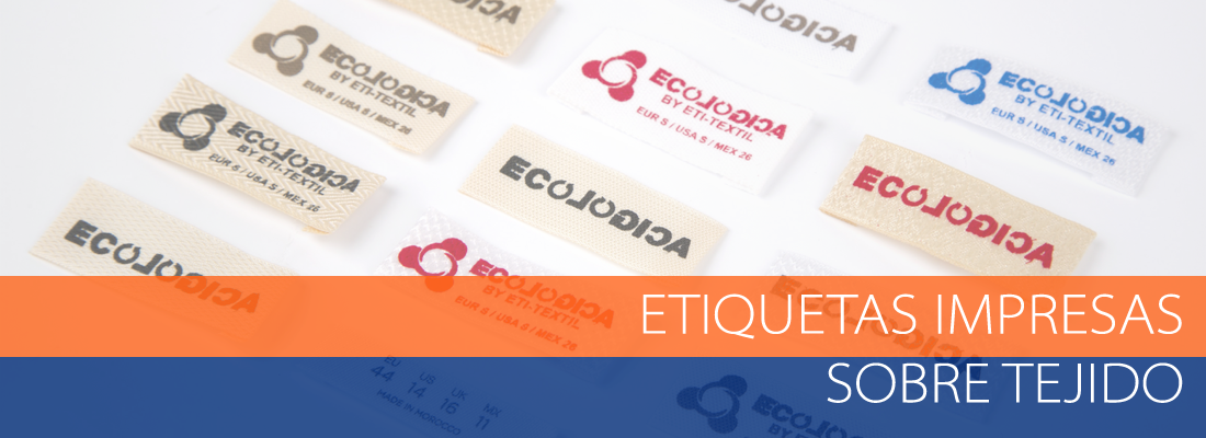 impresas sobre tejido ETI-TEXTIL